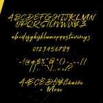 Antam Script Font Poster 6