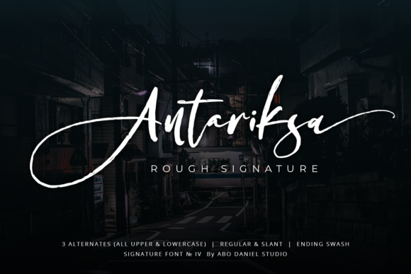 Antariksa Font Poster 1