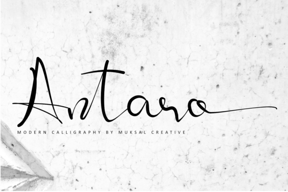 Antaro Font Poster 1