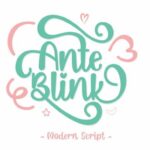 Ante Blink Font Poster 1