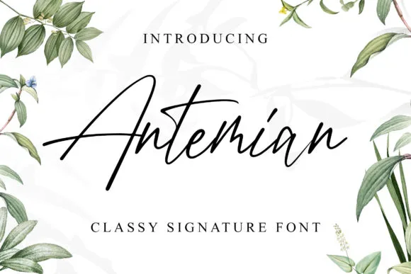 Antemian Font Antemian Font Poster 1