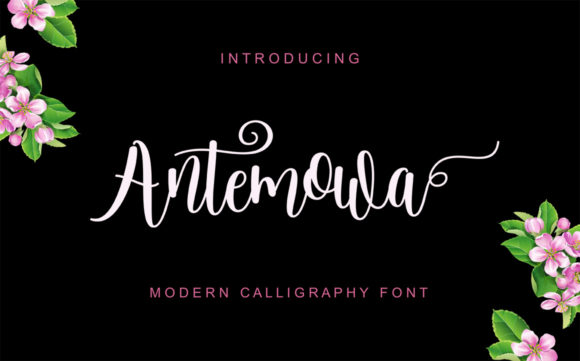 Antemowa Font Poster 1