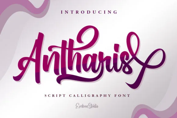 Antharis Font Antharis Font Poster 1