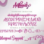 Antharis Font Poster 7