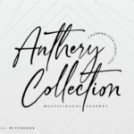 Anthery Collection Font Poster 14