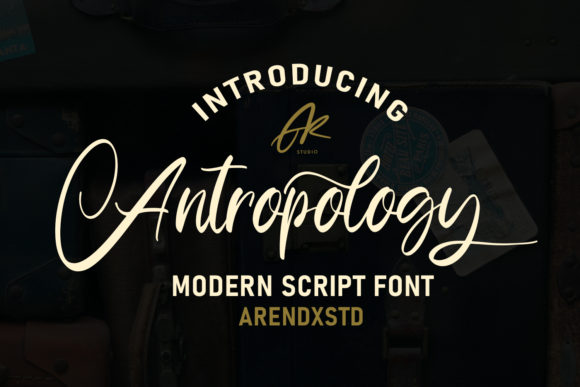 Anthropology Font Poster 1