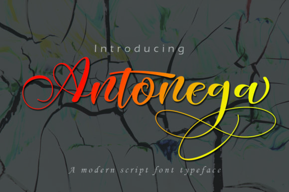 Antonega Font Poster 1