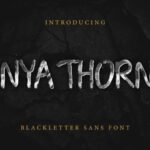 Anya Thorns Font Poster 1