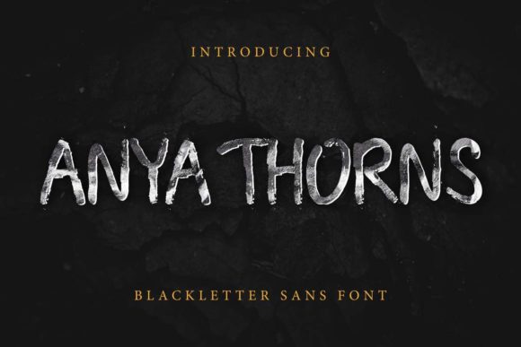 Anya Thorns Font Poster 1