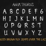 Anya Thorns Font Poster 5