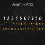 Anya Thorns Font Poster 10