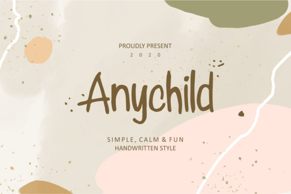 Anychild Font Poster 1