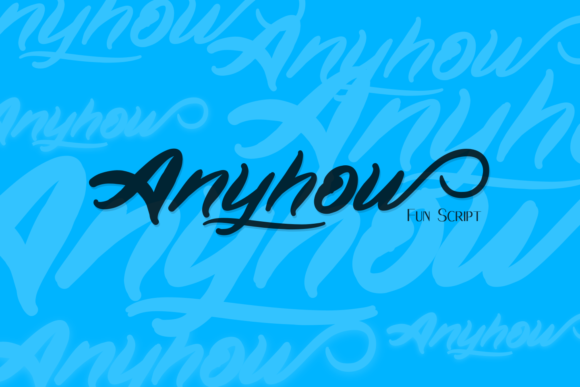 Anyhow Font Poster 1