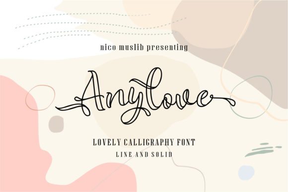 Anylove Font Poster 1