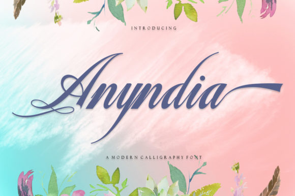 Anyndia Font Poster 1