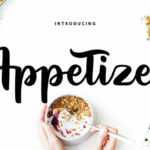 Appetizer Font Poster 1