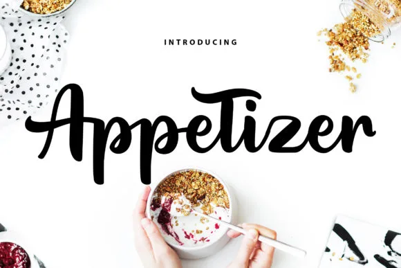 Appetizer Font Appetizer Font Poster 1