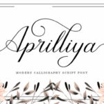 Aprilliya Font Poster 1