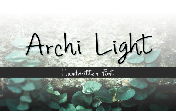 Archi Light Font Poster 1