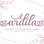 Ardila Font Poster 1