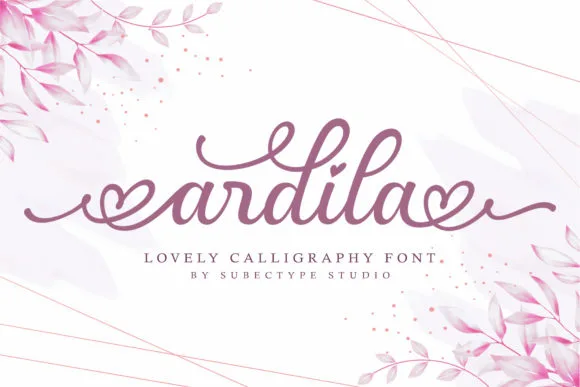 Ardila Font Ardila Font Poster 1