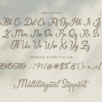 Ardila Font Poster 10