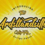 Ardsttandsille Font Poster 1
