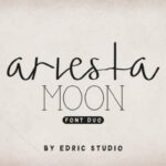 Ariesta Moon Duo Font Poster 2
