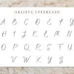 Arlista Font Poster 9