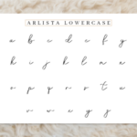 Arlista Font Poster 10