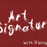 Art Signature Font Poster 1