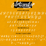 Artsender Font Poster 7