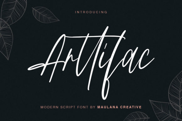 Arttifac Font Poster 1