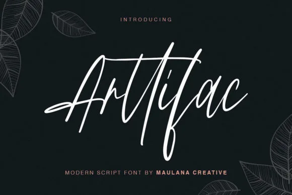 Arttifac Font Arttifac Font Poster 1