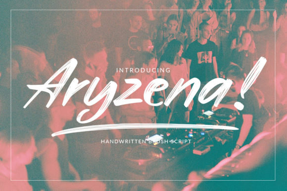 Aryzena Font Poster 1