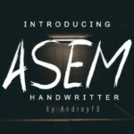 Asem Font Poster 1