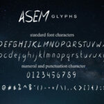 Asem Font Poster 5