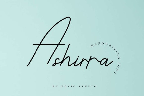 Ashirra Font Poster 1