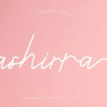 Ashirra Font Poster 13