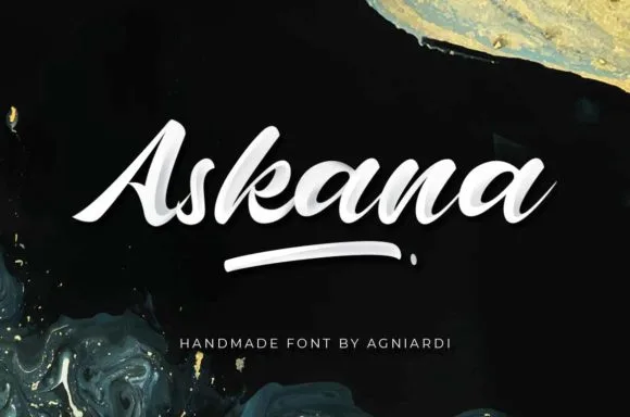 Askana Font Askana Font Poster 1