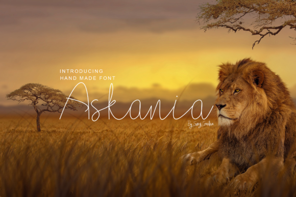 Askania Font Poster 1