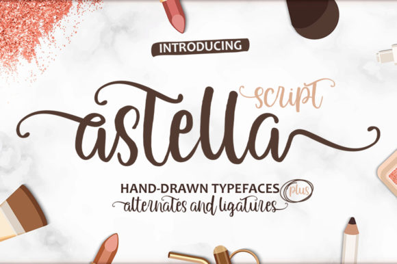 Astella Script Font Poster 1