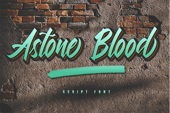 Astone Blood Font