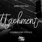 Attachment Font Poster 1