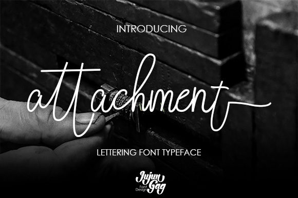 Attachment Font Poster 1