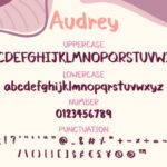Audrey Font Poster 3