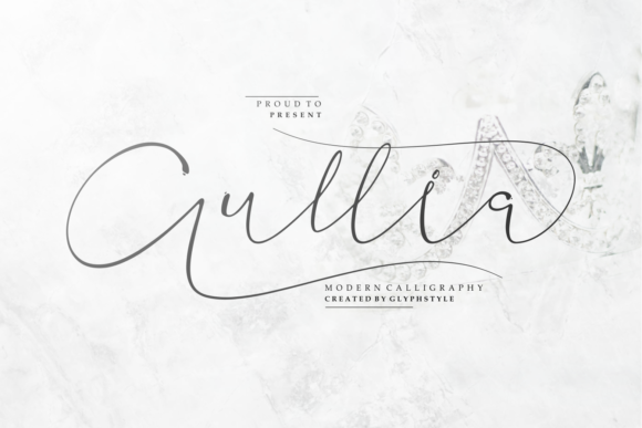 Aullia Font Aullia Font Poster 1