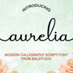 Aurelia Font Poster 1