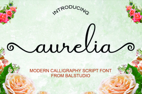 Aurelia Font Poster 1