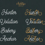 Aurelig Vintage Font Poster 4